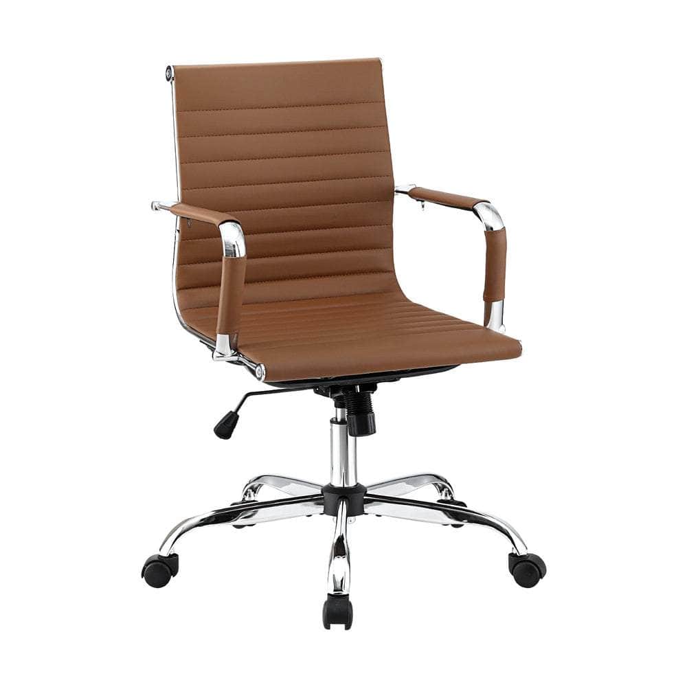Office Chair Conference Chairs PU Leather Mid Back
