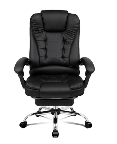 Office Chair Leather Chair Executive Chair With Foot Rest Gas Lift