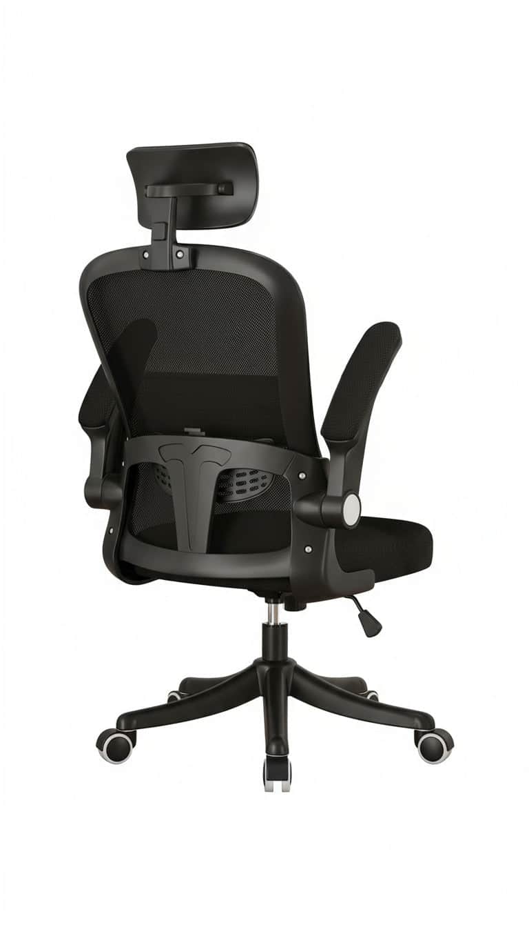 Office Chair Swivel Ergonomic Office Chair With Back Support - Black