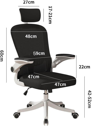 Office Chair Swivel Ergonomic Office Chair With Back Support - Black