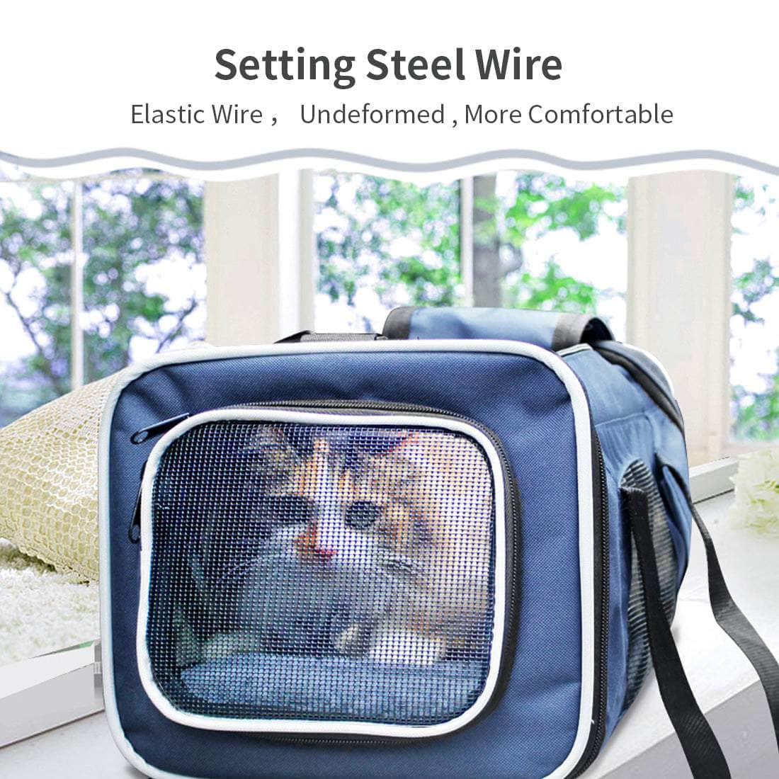 Ondoing Portable Pet Carrier Tote Travel Bag