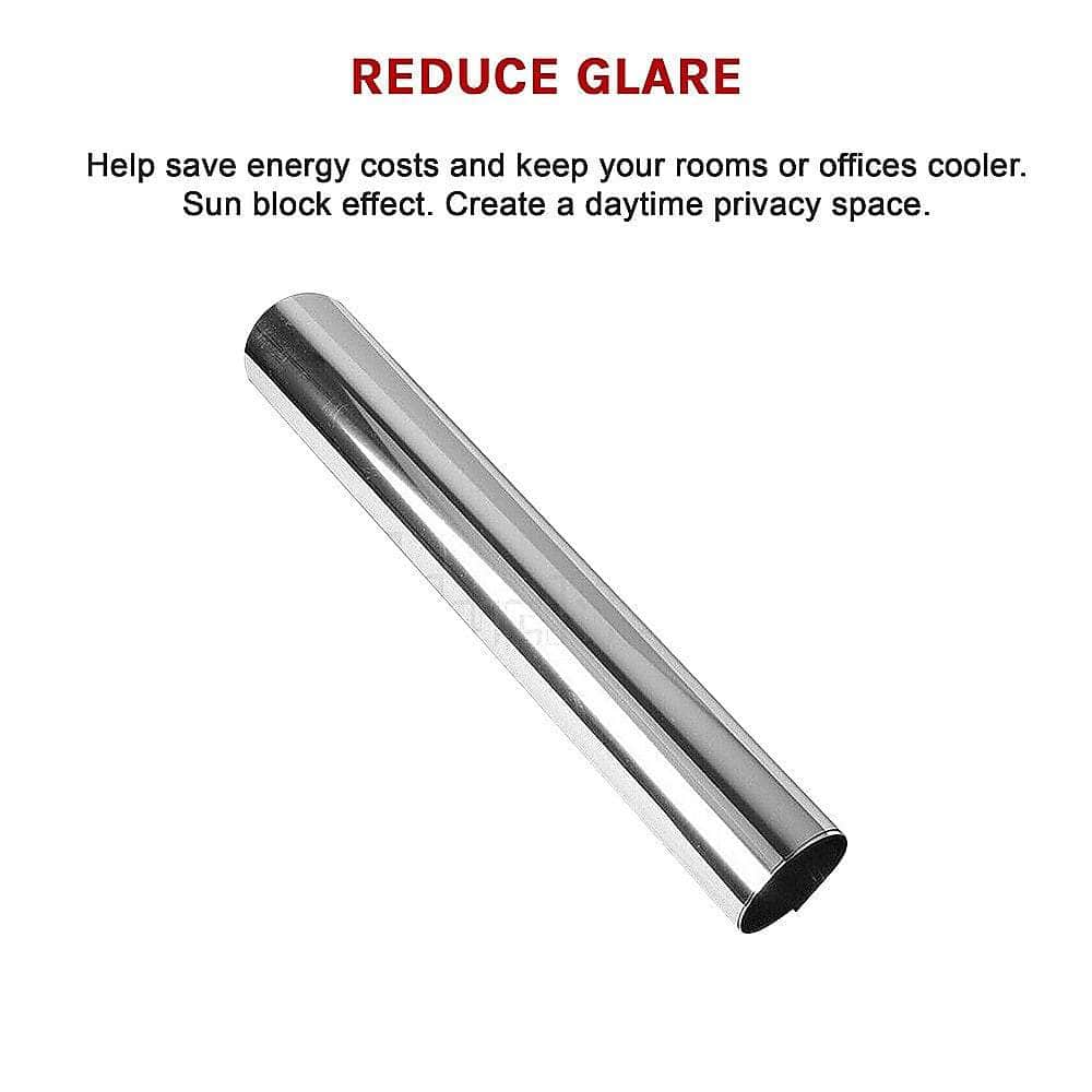 One Way Mirror Privacy Reflection Window Tint Film Stop Heat