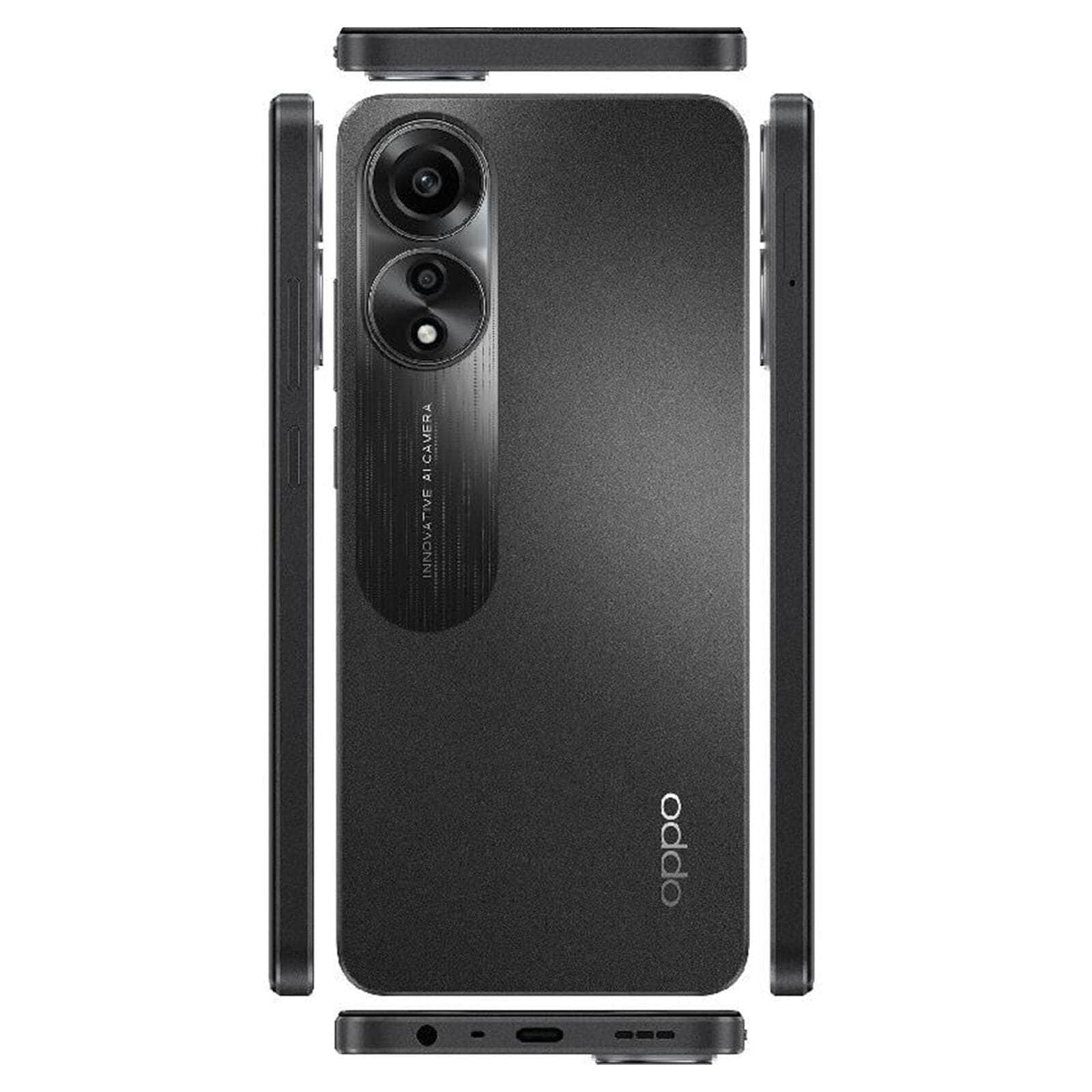 OPPO A78 6.43" 128GB 50MP Mist Black CPH2565BLK