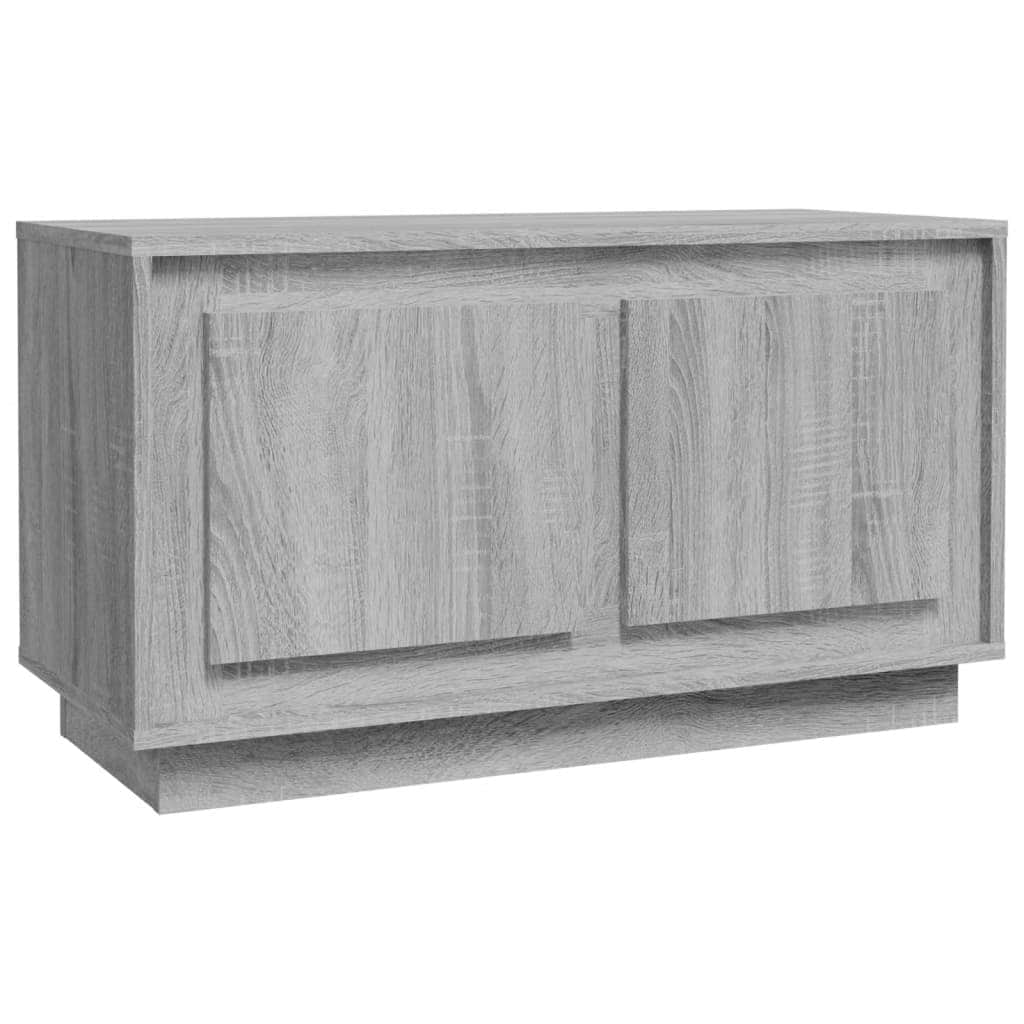 Organize and Beautify: White Engineered Wood TV Cabinet