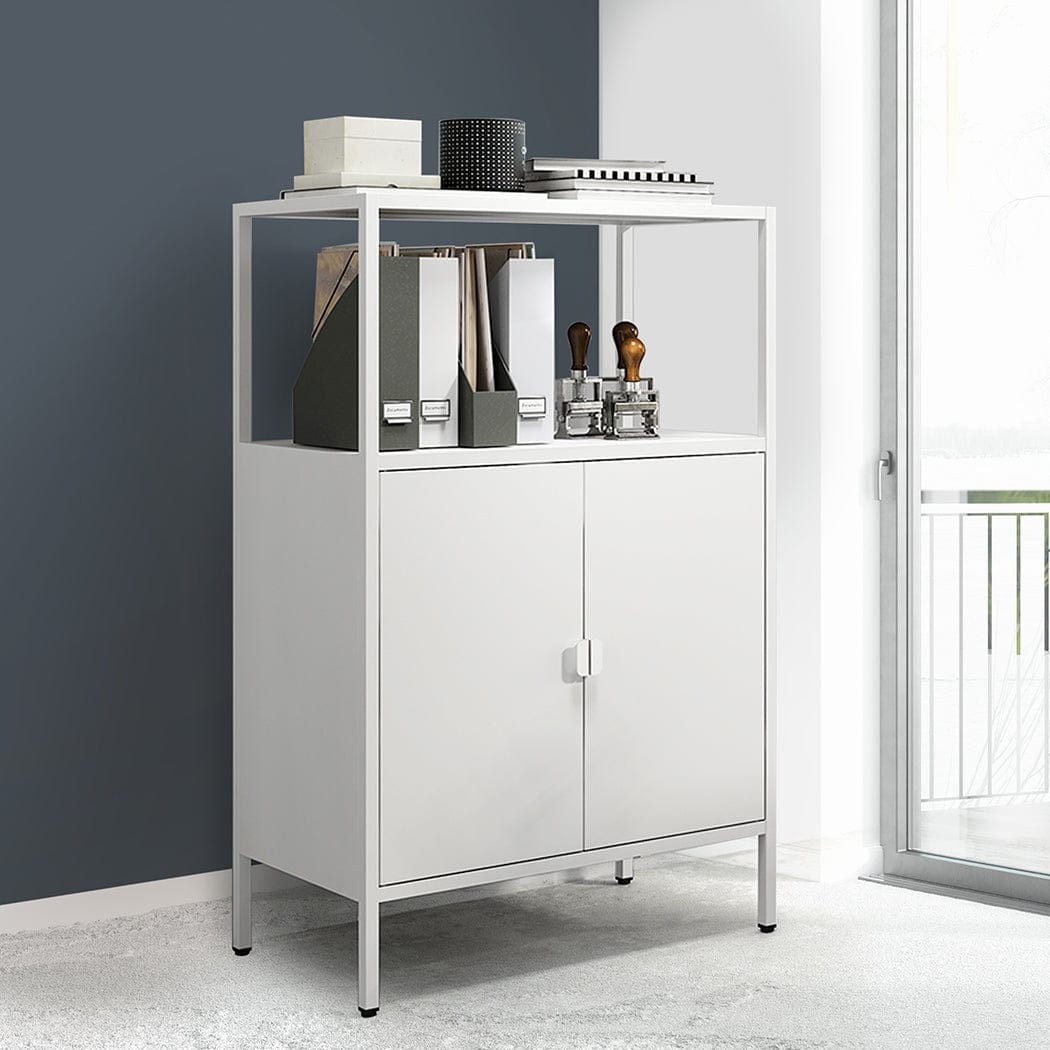 Organize Efficiently with 4-Tier Metal Filing Cabinet Storage