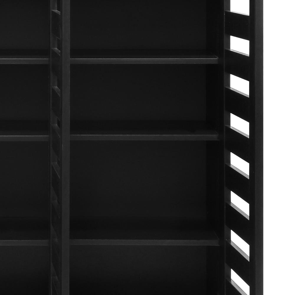 Organize Your Shoes with a Sleek 30-Pair Shoe Rack in Black
