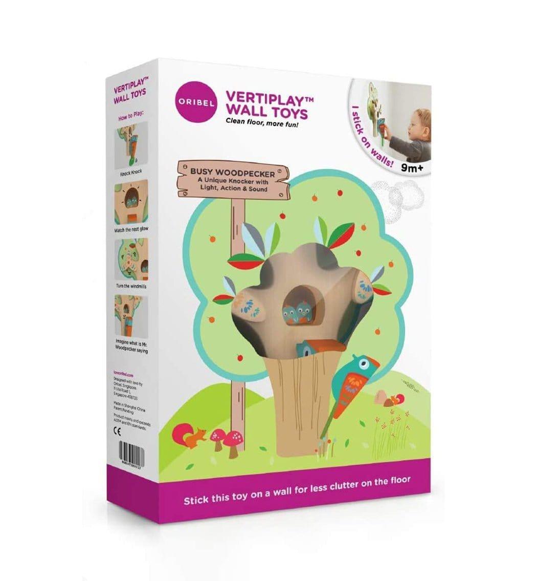 VertiPlay Wall Toy: Busy Woodpecker knocker