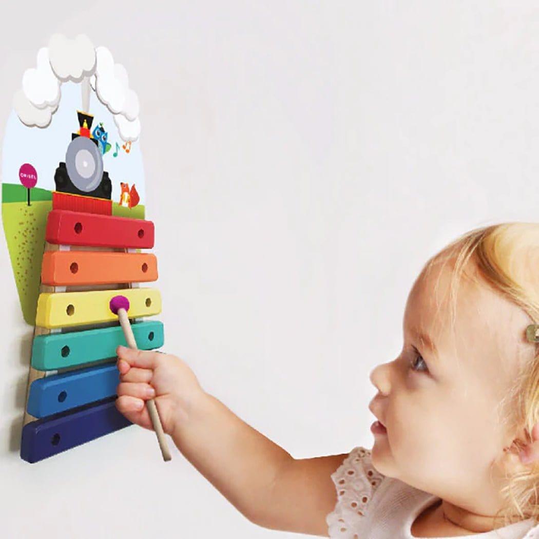 VertiPlay Wall Toy: Musical Rail Track Xylophone