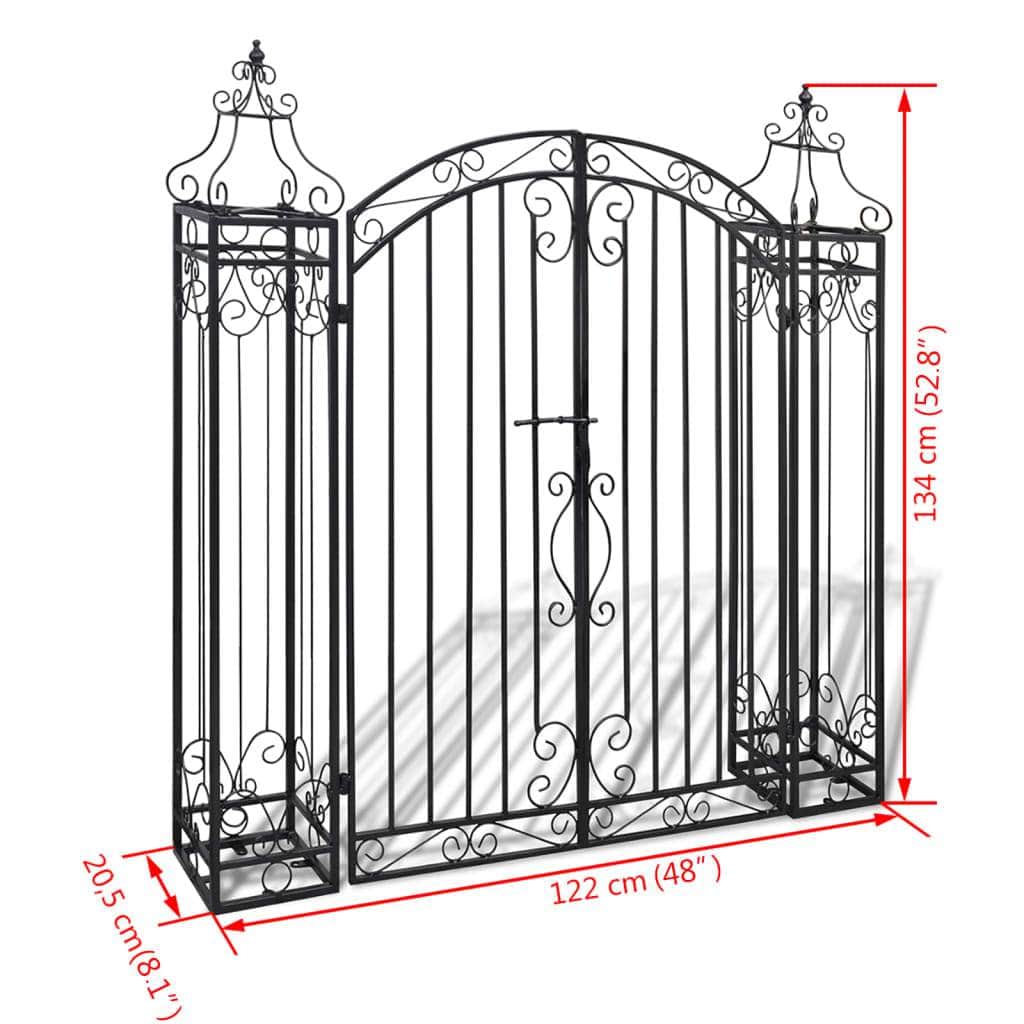 Ornamental Garden Gate Wrought Iron