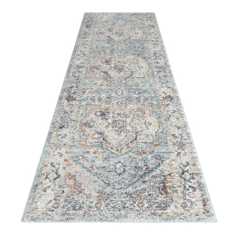 Ornate Persian Vintage Rug - Blue - 120X170