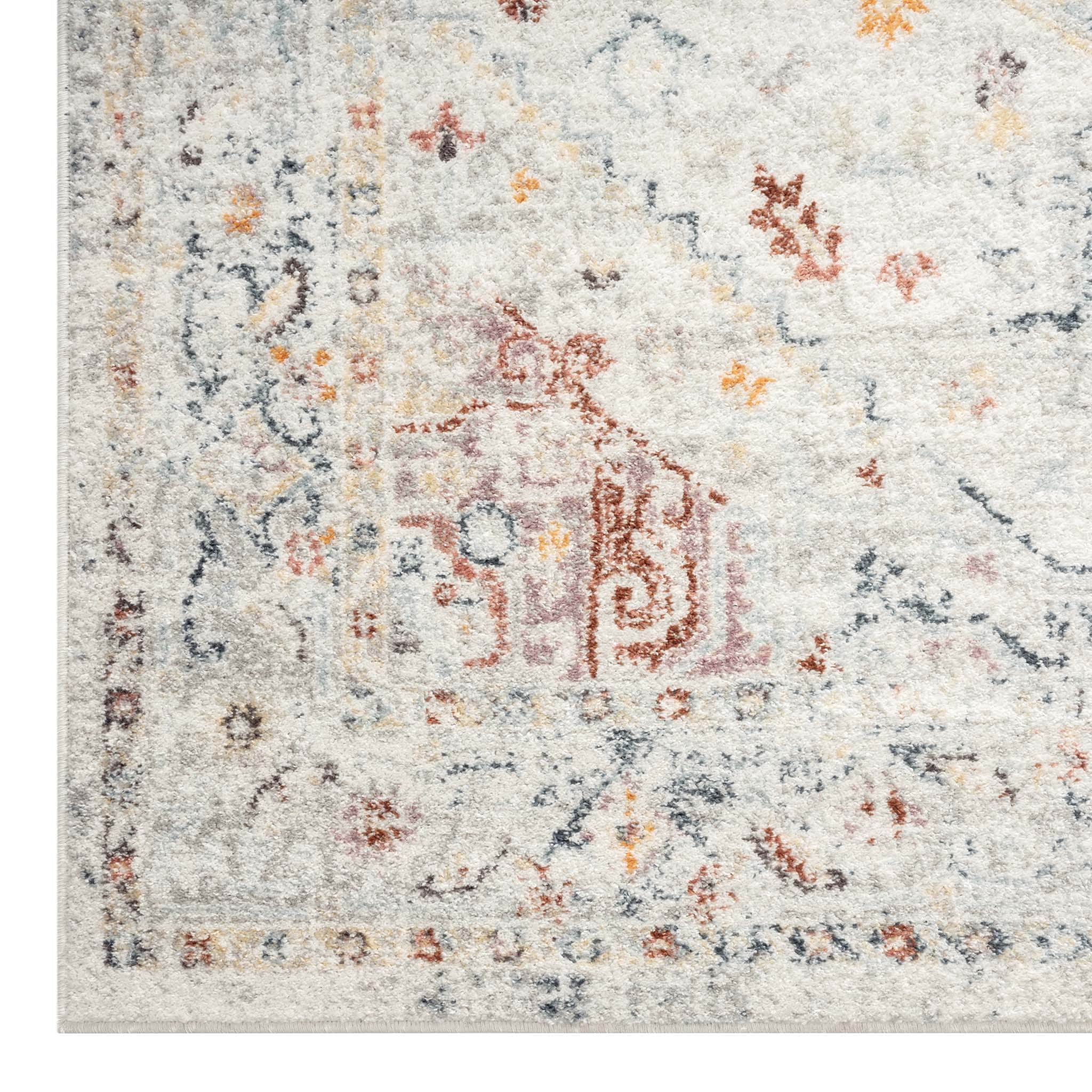 Ornate Persian Vintage Rug - Cream - 120X170