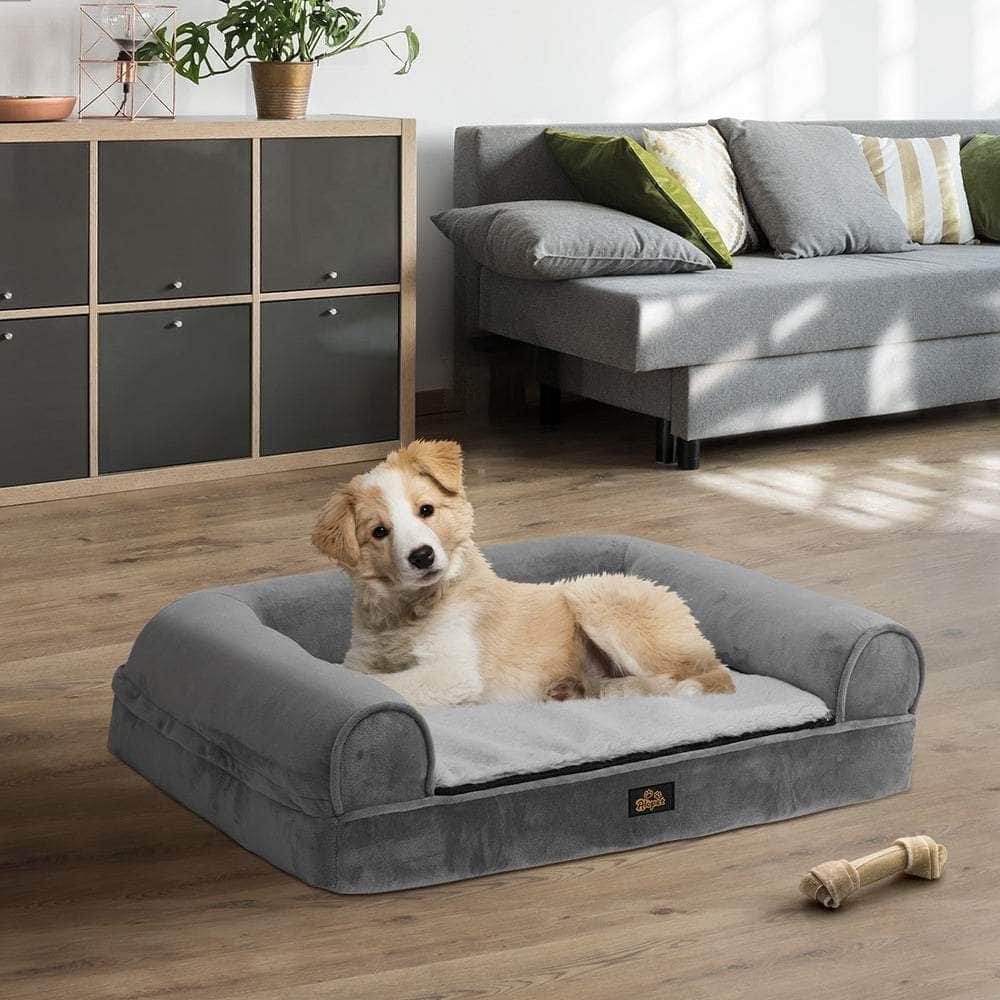 Orthopedic Dog Bed Memory Foam Removable Cover Large