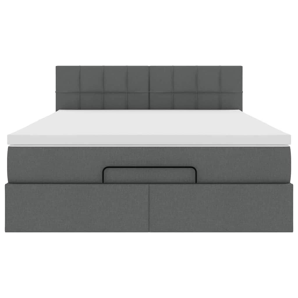 Ottoman Bed with Mattress - Queen Fabric