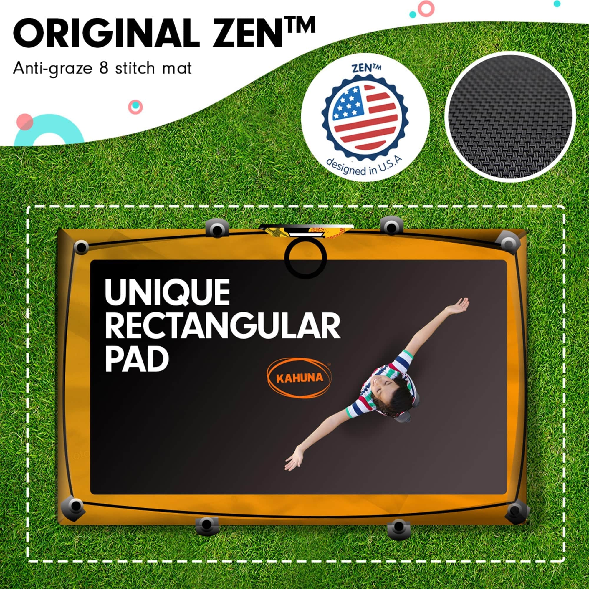 Outdoor 6ft x 9ft Rectangular Trampoline w/ Basketball Hoop Orange