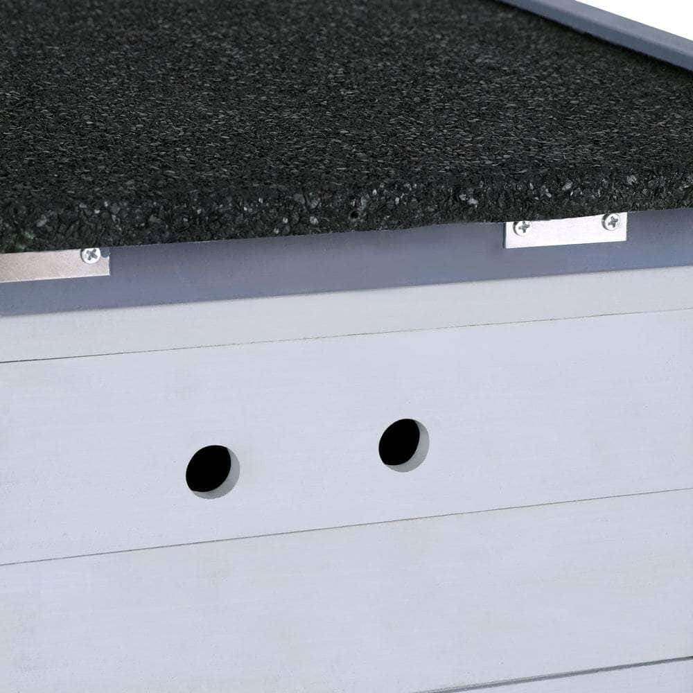 Outdoor Cat House & Rabbit Hutch - Wooden Shelter & Small Enclosure
