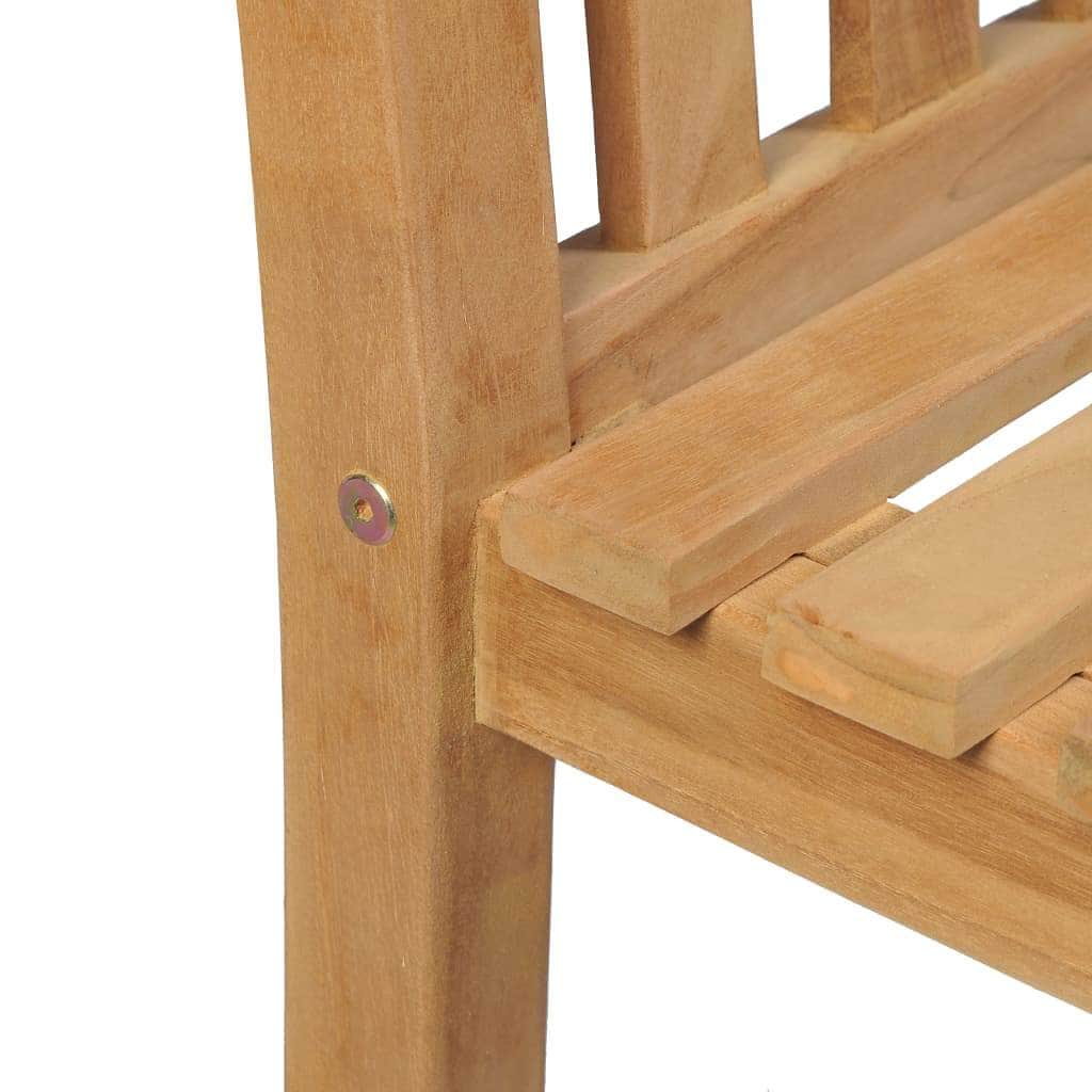 Outdoor Chairs 2 pcs Solid Teak Wood - Simple deals