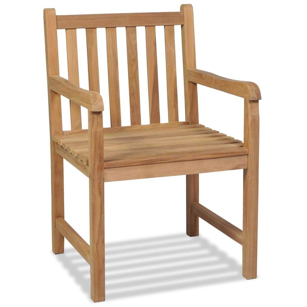 Outdoor Chairs 2 pcs Solid Teak Wood - Simple deals