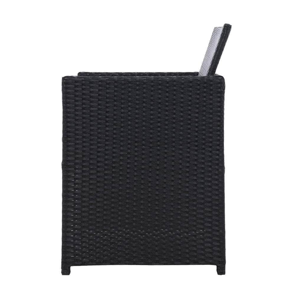 Outdoor Chairs Dining Patio Furniture Lounge Setting Wicker Garden