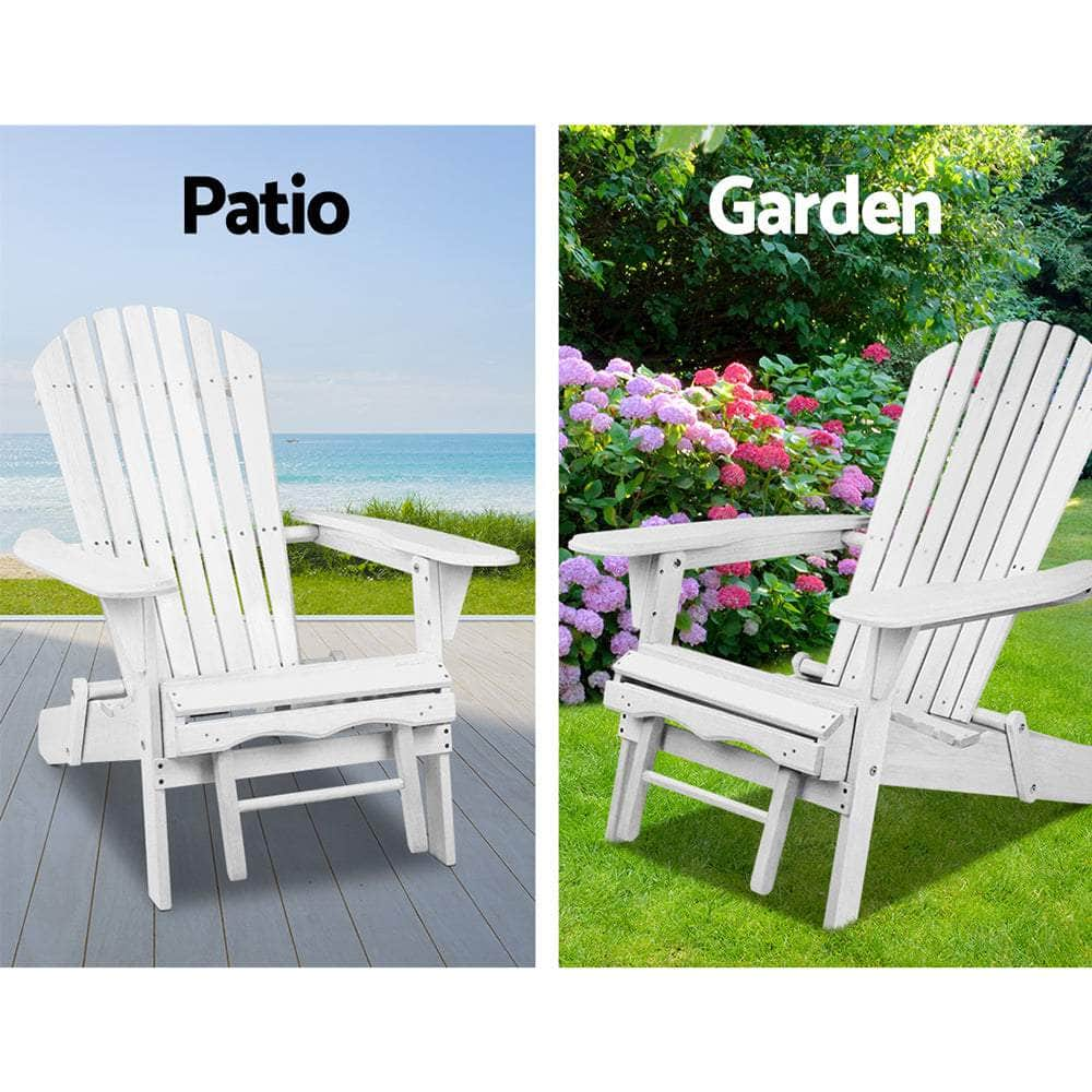 Outdoor Chairs Furniture Beach Chair Lounge Wooden Adirondack Garden Patio