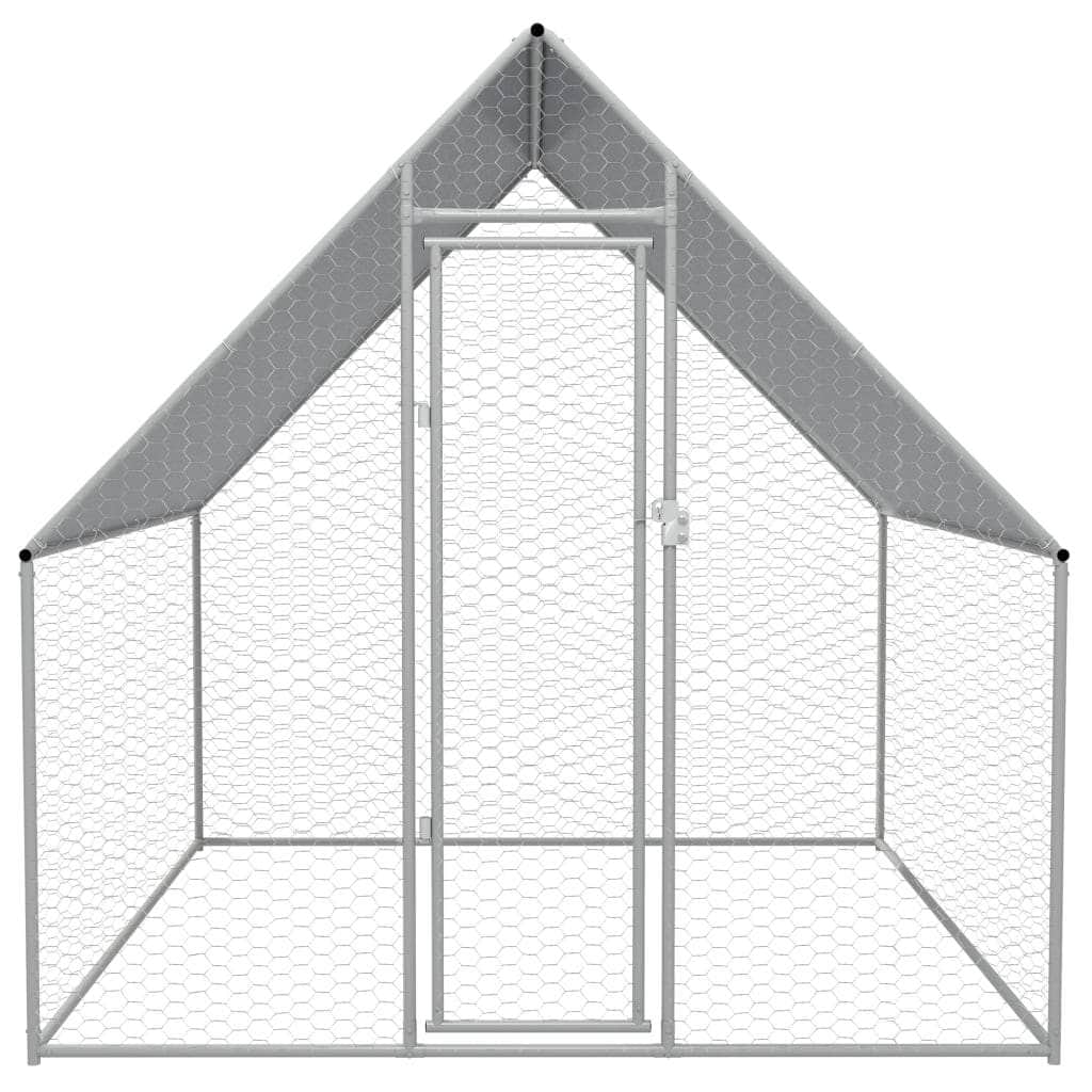 Outdoor Chicken Cage Galvanised Steel