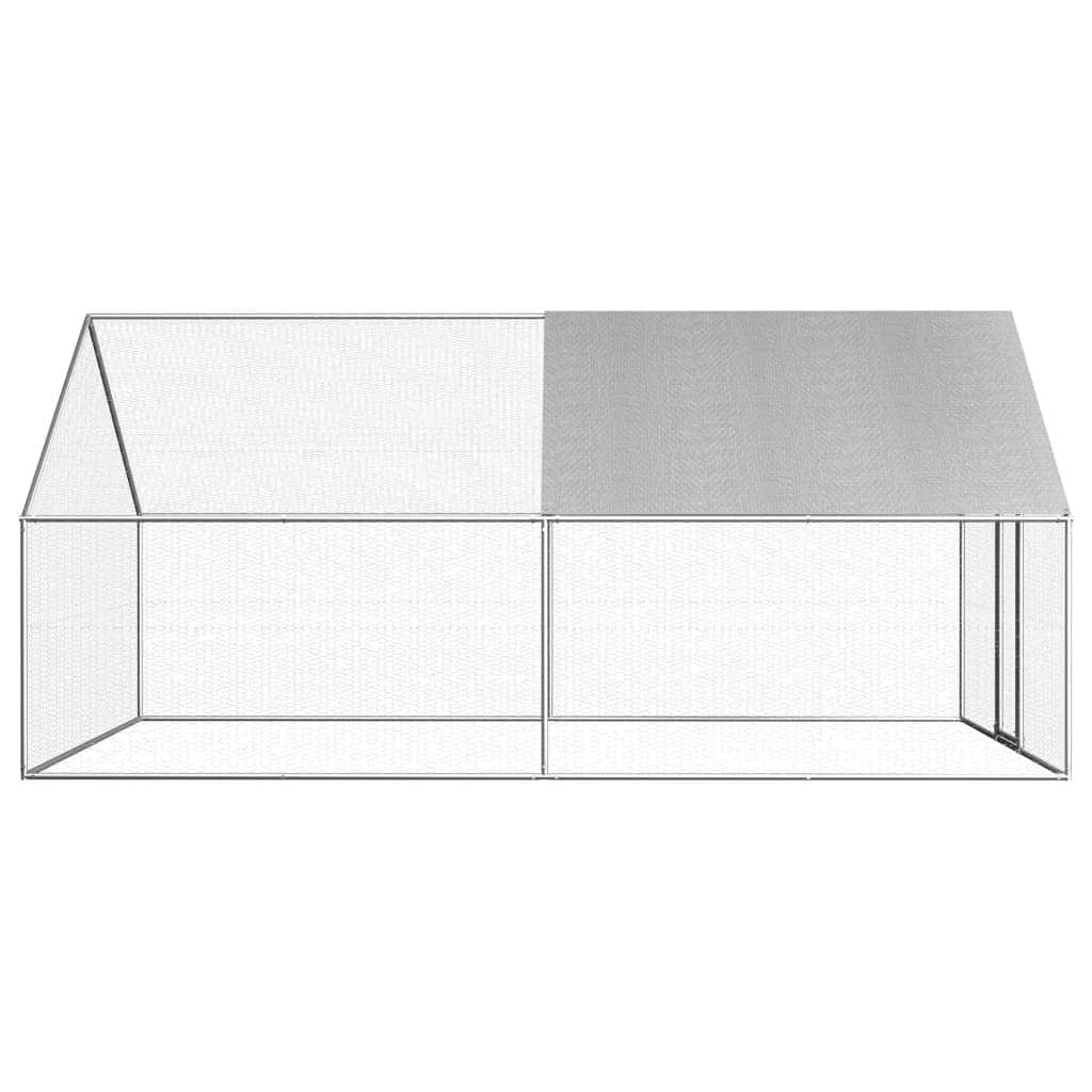 Outdoor Chicken Cage Galvanised Steel 'M