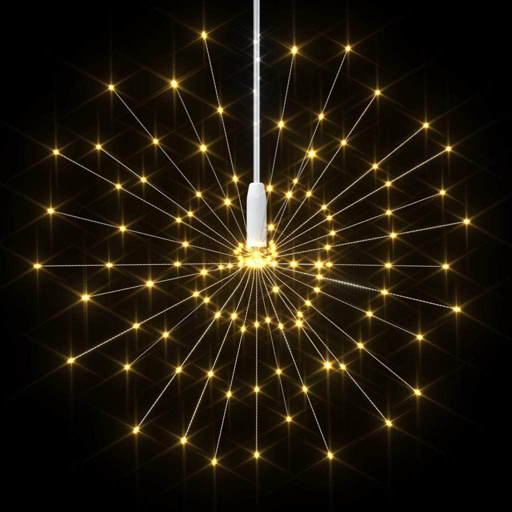 Outdoor Christmas Firework Light Warm White  LEDs