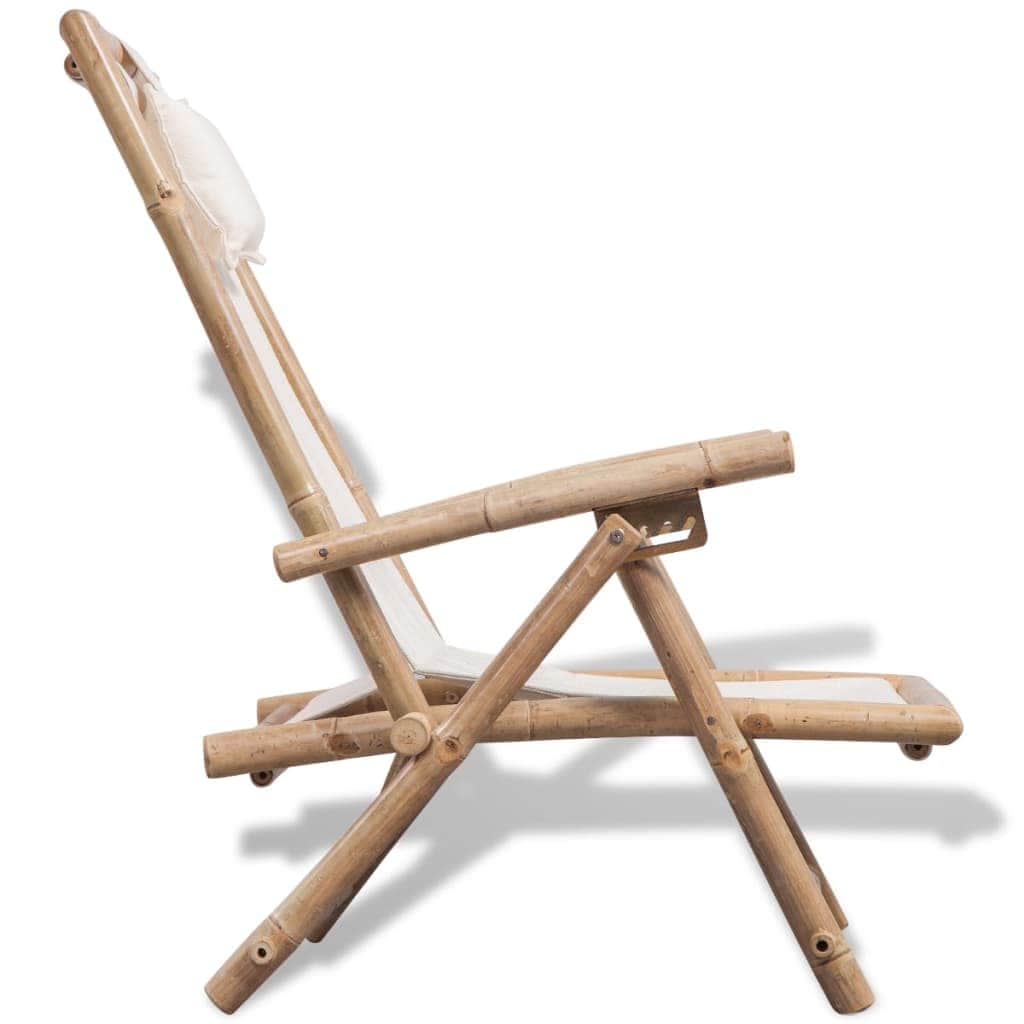 Outdoor Deck Chair Bamboo - Simple deals