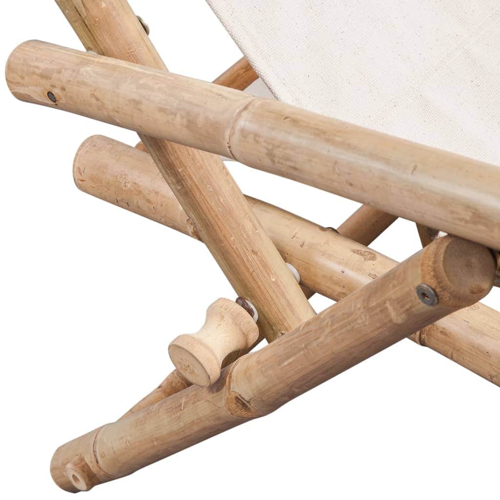 Outdoor Deck Chair Bamboo - Simple deals