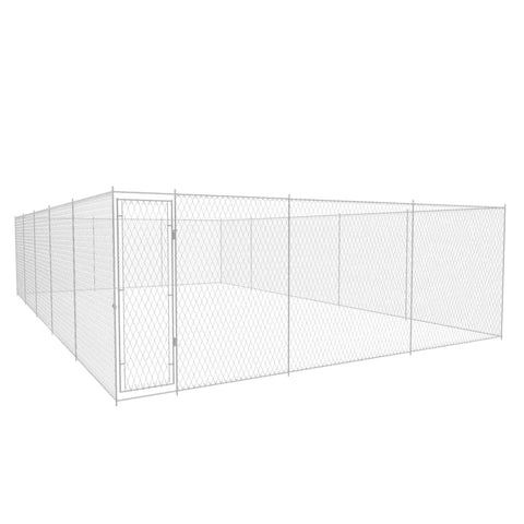 Outdoor Dog Kennel Galvanised Steel  L