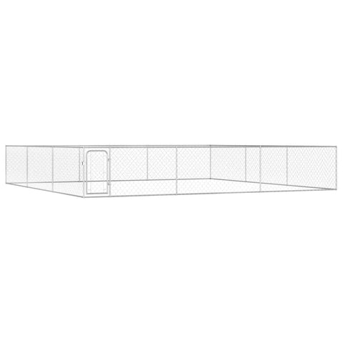 Outdoor Dog Kennel Galvanised Steel L"
