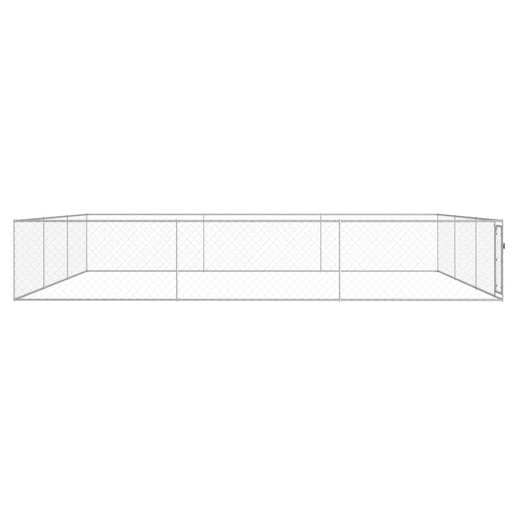 Outdoor Dog Kennel Galvanised Steel L"