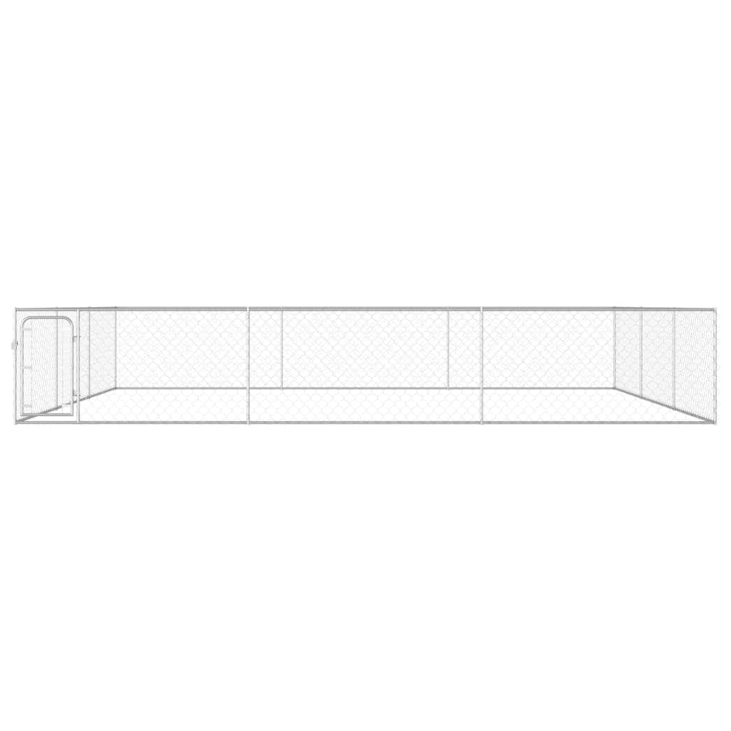 Outdoor Dog Kennel Galvanised Steel L"