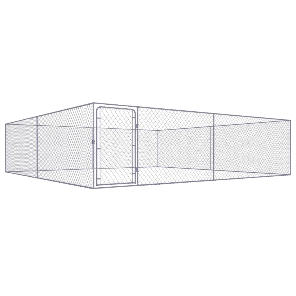 Outdoor Dog Kennel Galvanised Steel  M