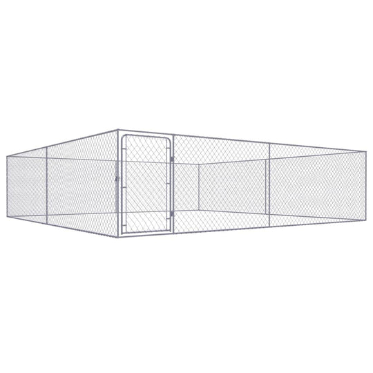 Outdoor Dog Kennel Galvanised Steel  M