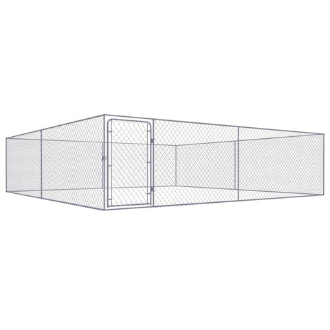 Outdoor Dog Kennel Galvanised Steel  M