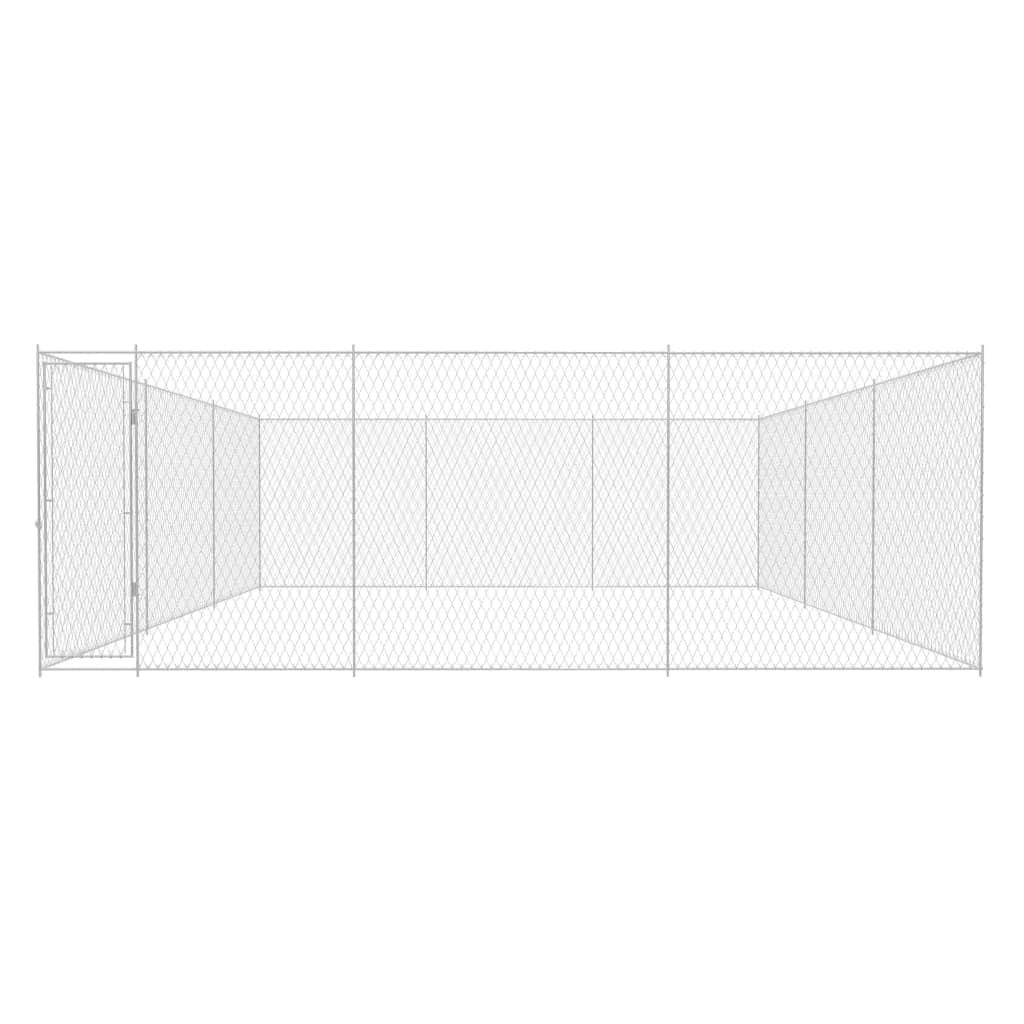 Outdoor Dog Kennel Galvanised Steel 'S