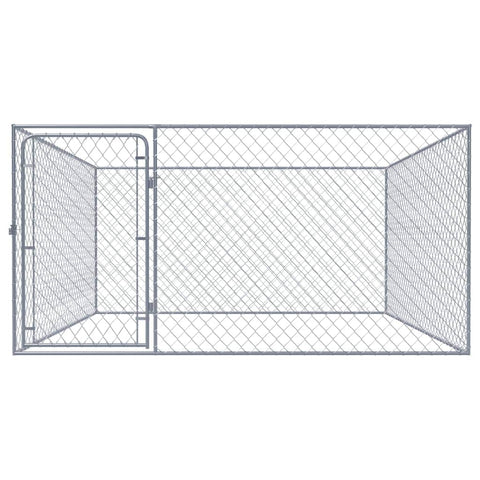Outdoor Dog Kennel Galvanised Steel S