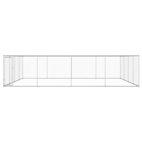 Outdoor Dog Kennel Galvanised Steel XL