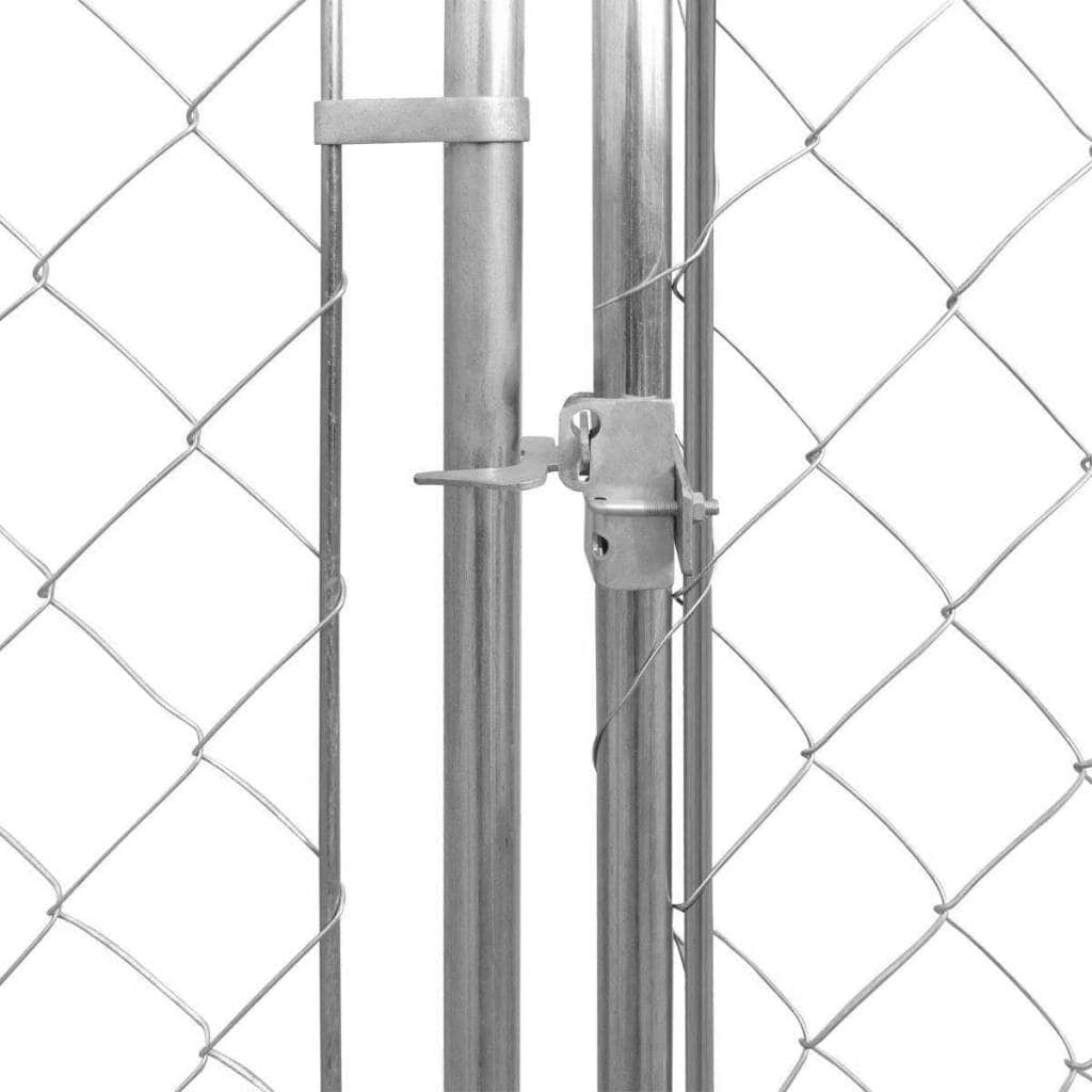 Outdoor Dog Kennel with Canopy 'Top