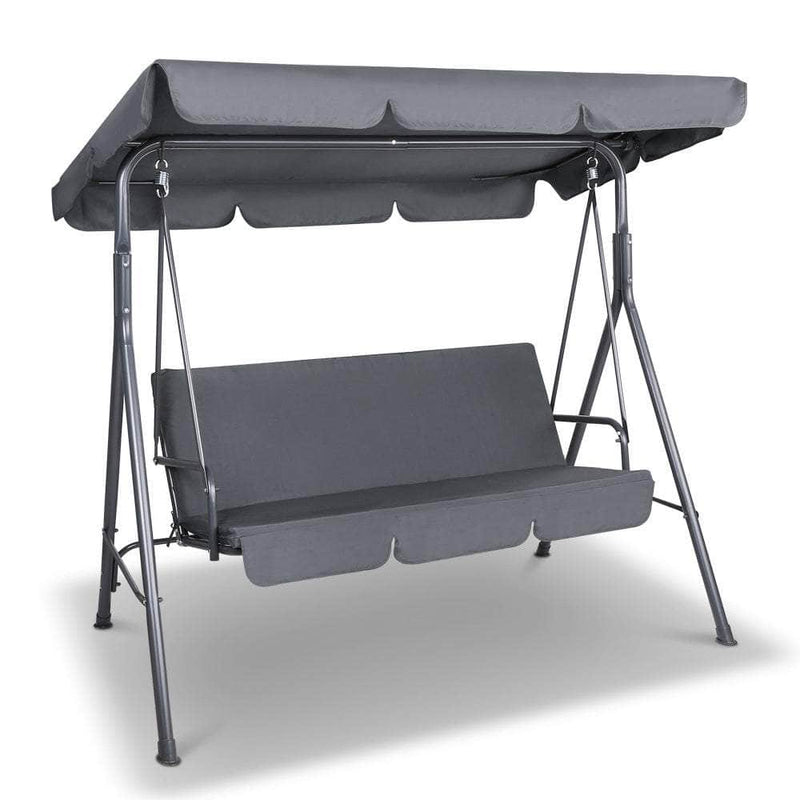 Outdoor Furniture Swing Chair Hammock 3 Seater Bench Seat Canopy | Outdoor Chairs