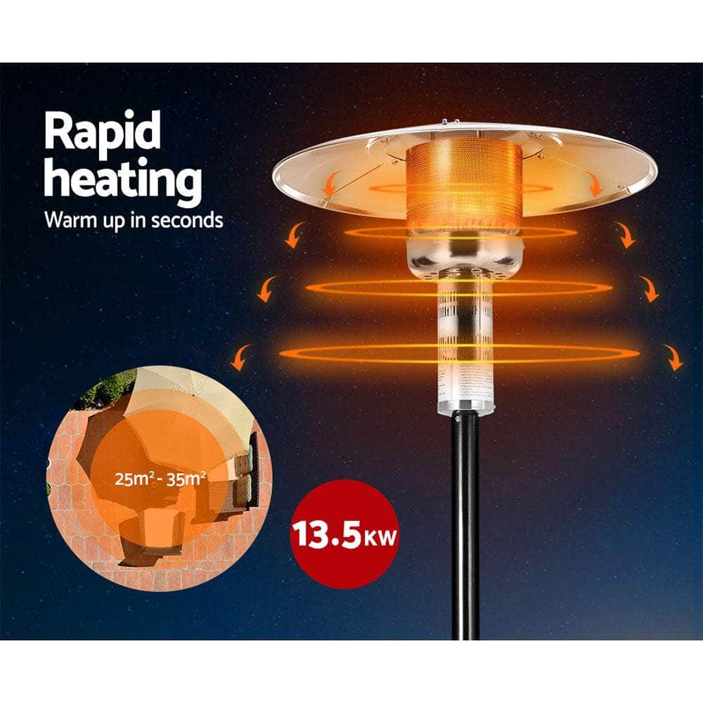 Gas Patio Heater Outdoor Garden Heating Solution - Patio Heaters