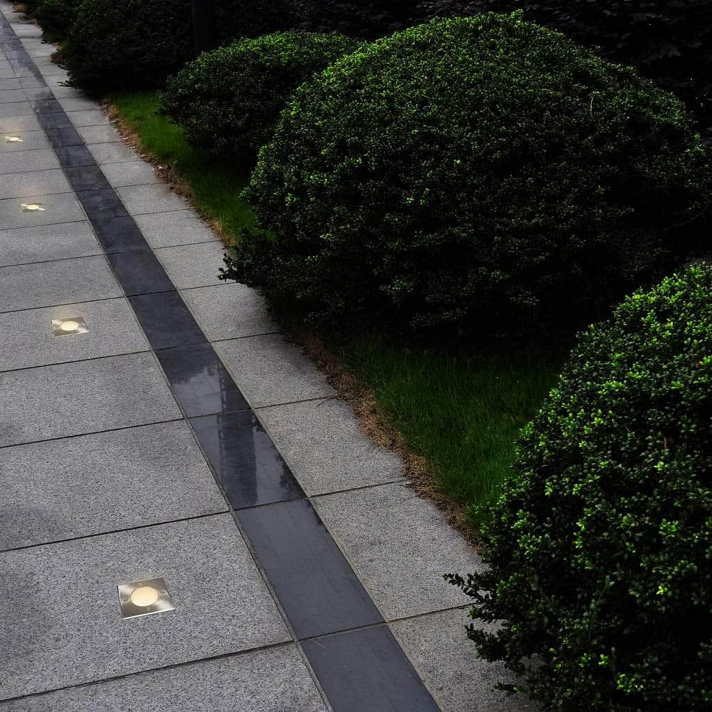 Outdoor Ground Lights  12pcs Square