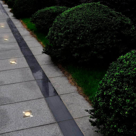 Outdoor Ground Lights  12pcs Square