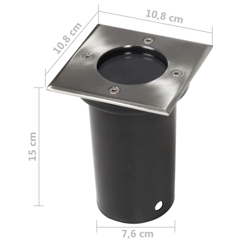 Outdoor Ground Lights  12pcs Square