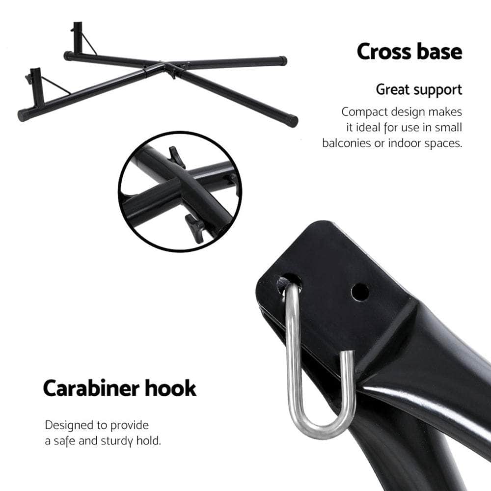 Outdoor Hammock A Shape Steel Frame