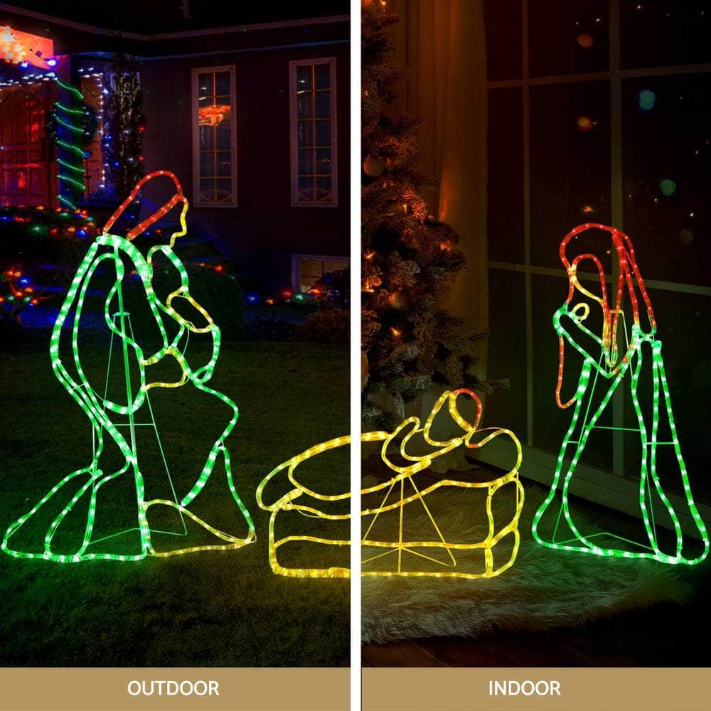 Outdoor LED Rope Light Motif - 112cm Christmas Decoration