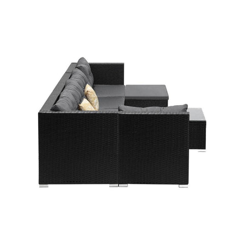 Outdoor Lounge Setting 7pc Wicker Sofa Set Rattan