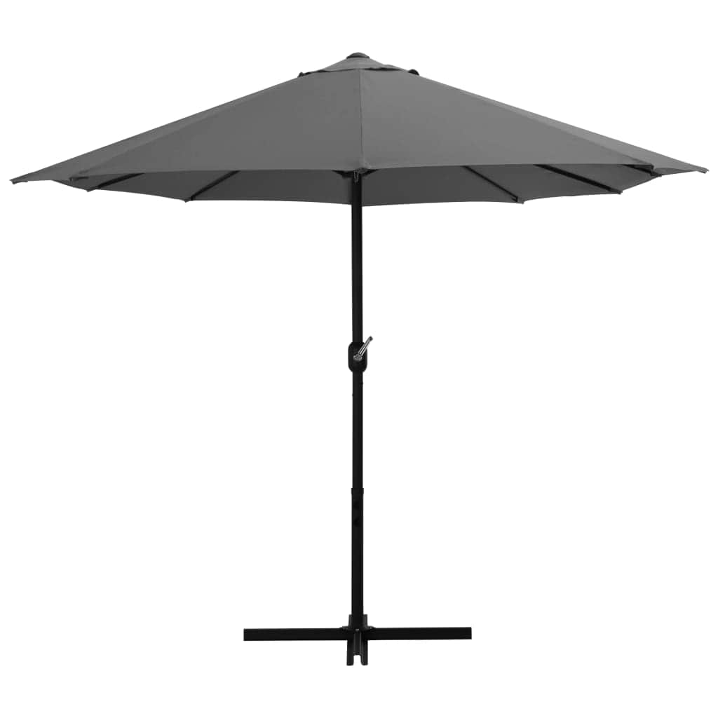 Outdoor Parasol with Aluminium Pole Anthracite