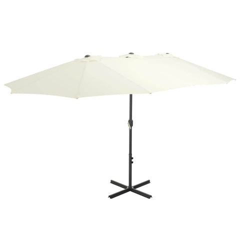 Outdoor Parasol with Aluminium Pole Sand