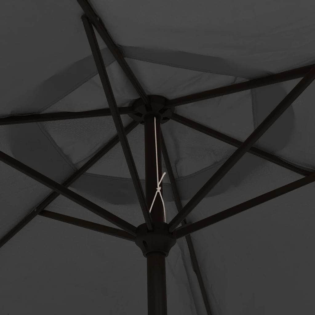 Outdoor Parasol with Metal Pole 300 cm Anthracite - Simple deals